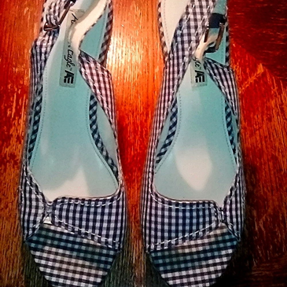 American Eagle Platform Wedge Heel Sandals Women's